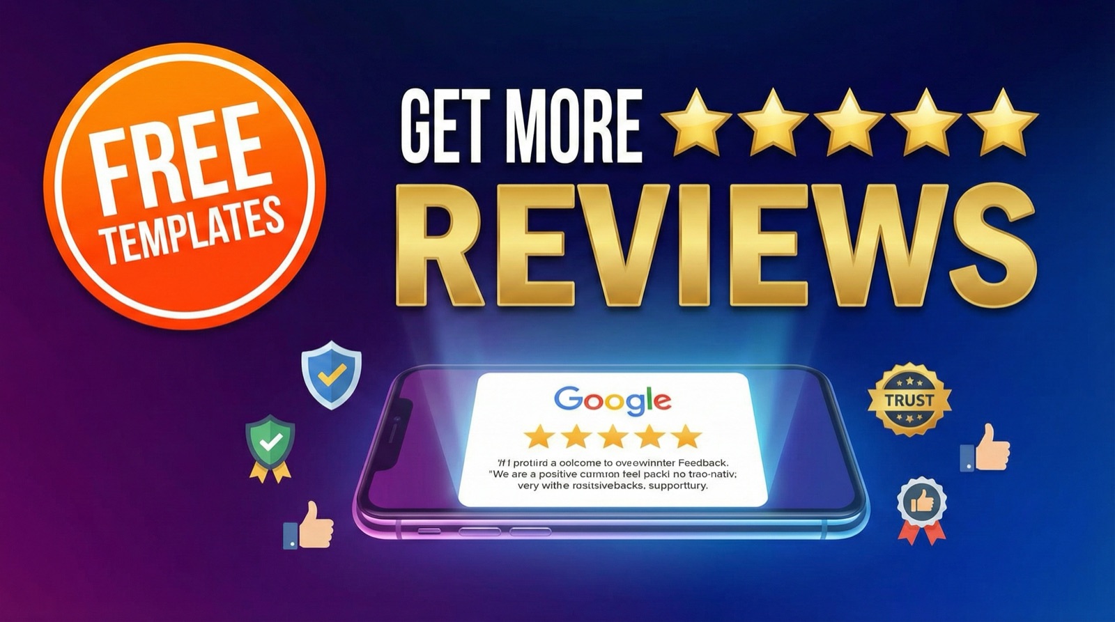 Get more 5-star Google reviews - contractor reviews guide with free templates