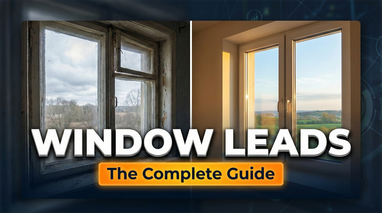 Window replacement leads complete guide - before and after window installation comparison
