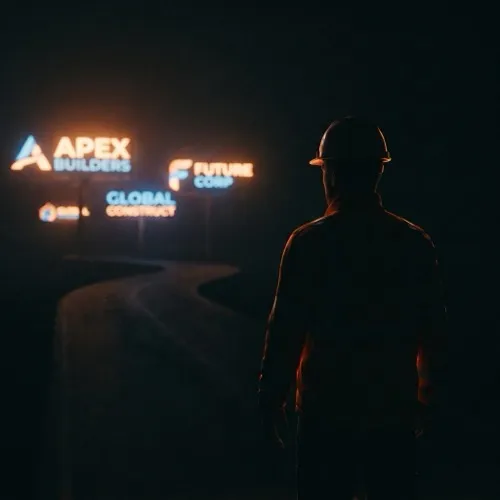 Contractor standing invisible while other brands get recognized